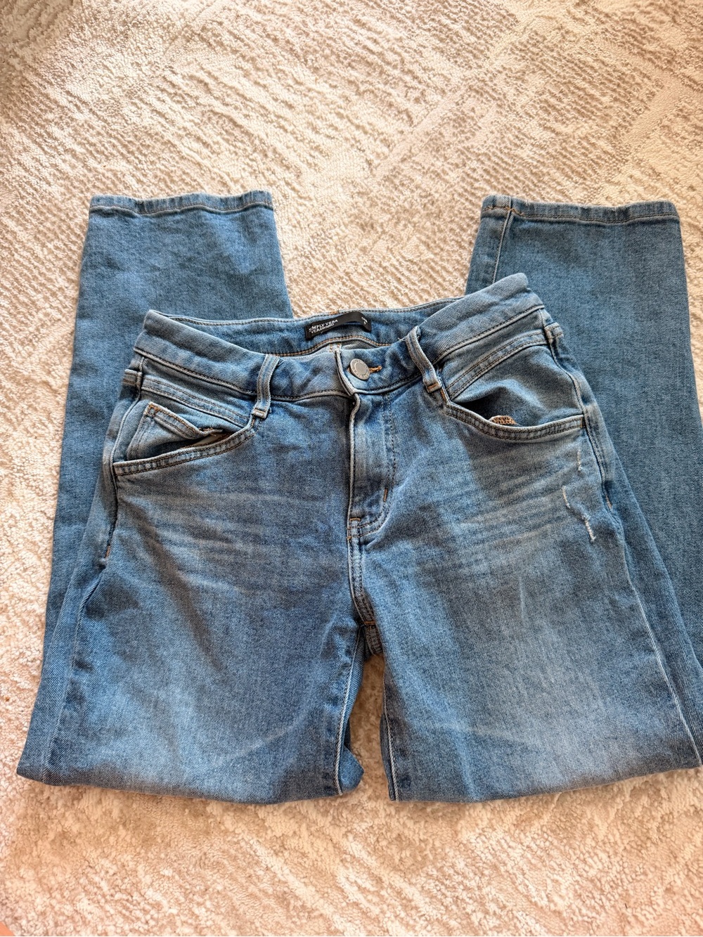 Simply Vera Vera Wang Light Blue Cropped Jeans
